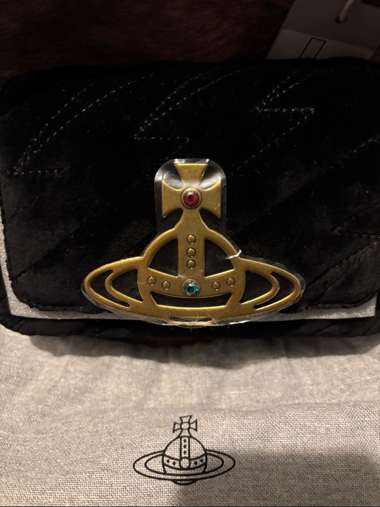 Vivienne Westwood Handbags - Vivienne Westwood velvet small Hazel bag